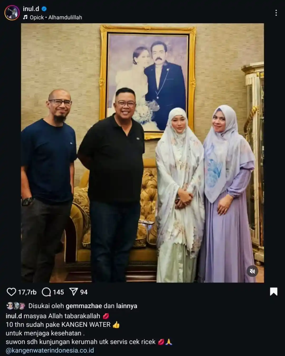 Cerita Singkat tentang Mbak Inul Daratista dan Testimoni sebagai Pengguna Mesin Kangen Water